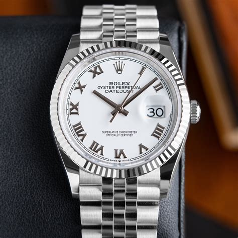 rolex datejust 36 verkaufen|rolex datejust 36mm white dial.